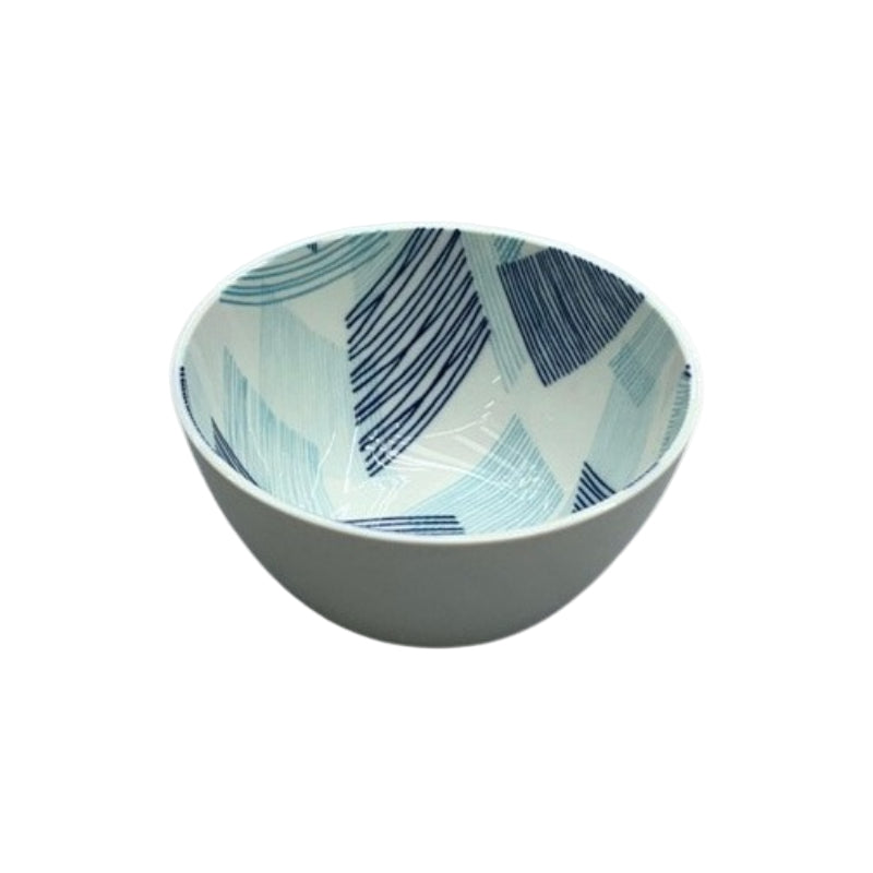 Round Porcelain Serving Bowl 4.75" Blue