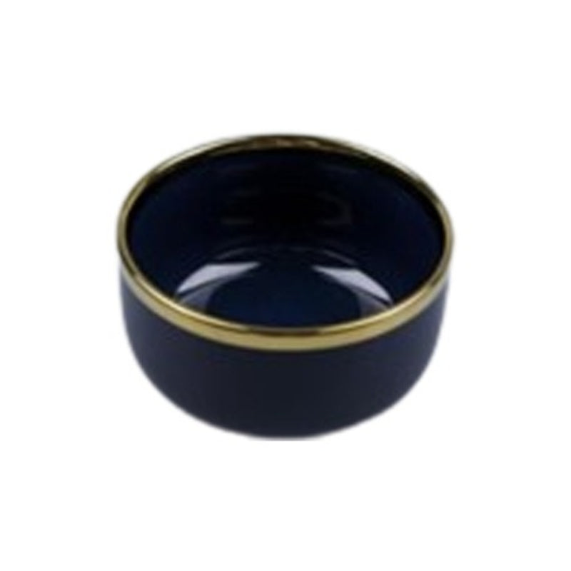 Round Serving Bowl 4.5" Gold Trim