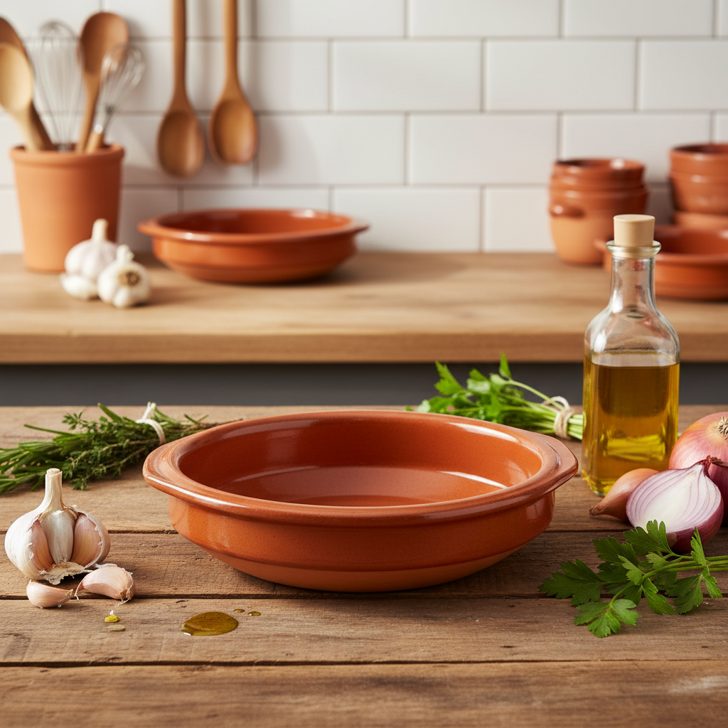 Round Refractory Clay Cooking Pot 32cm