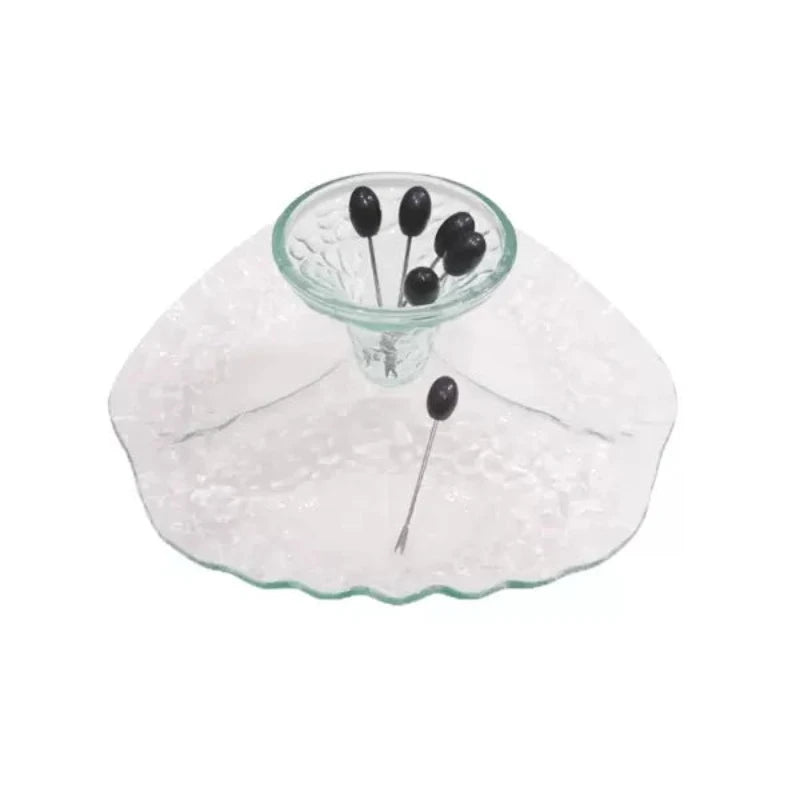 Glass Fruit Serving Plate by JB Saeed Studio Buy Serving Platters Online In Pakistan JBSaeed