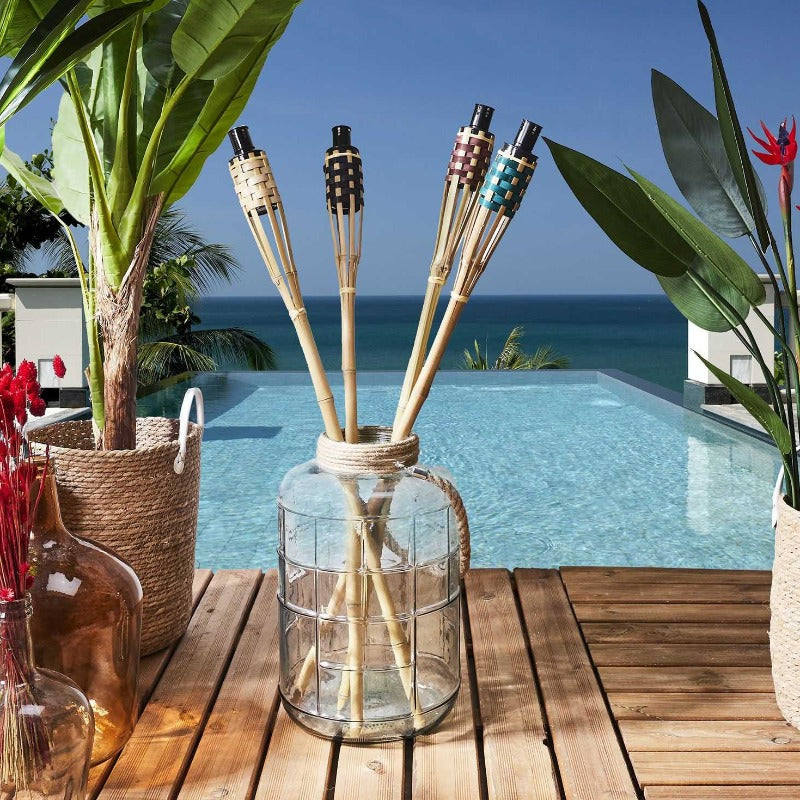 Bamboo Tiki Torch