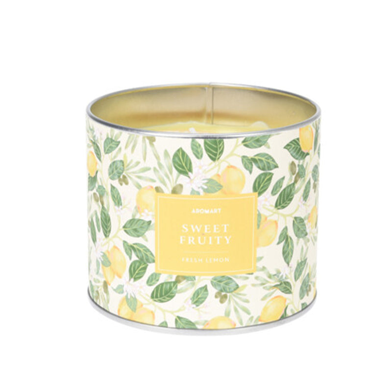 Scented Candle in Zinc Pot
