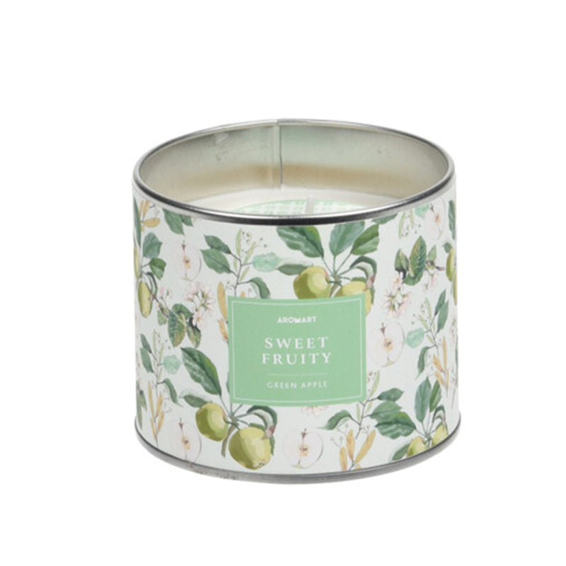 Scented Candle in Zinc Pot