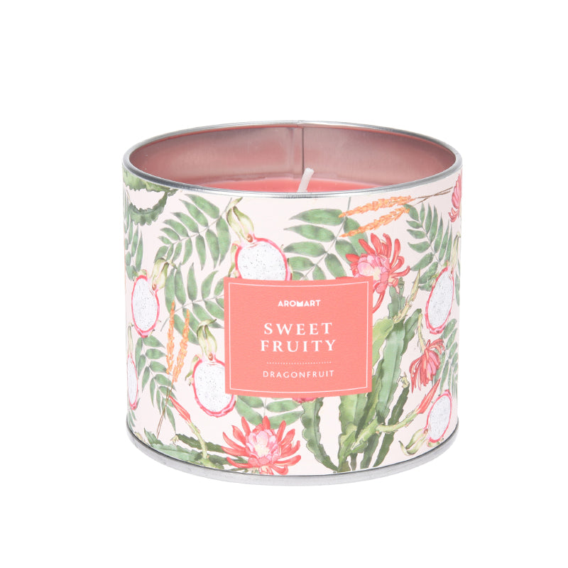 Scented Candle in Zinc Pot