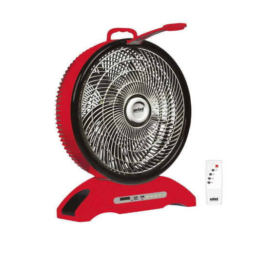 Sanford Rechargeable Table Fan 14″