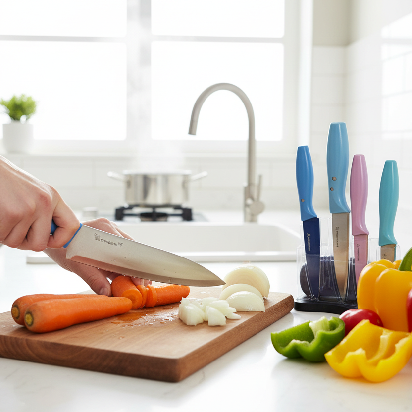 Knife Set 6 Pcs Blue