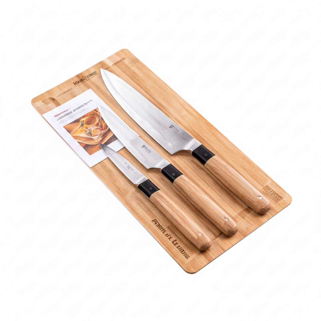 Natural Knife Set 4 Pcs