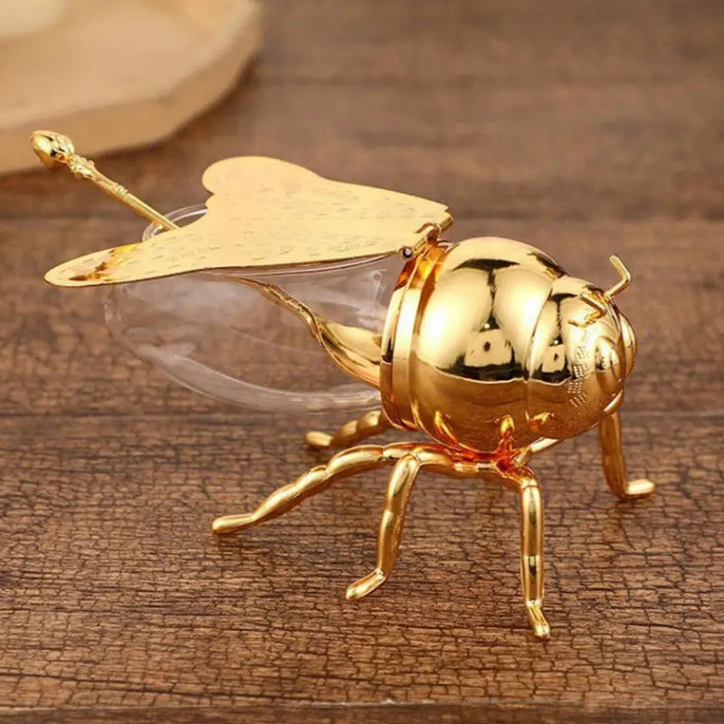 Golden Bee Sugar Pot