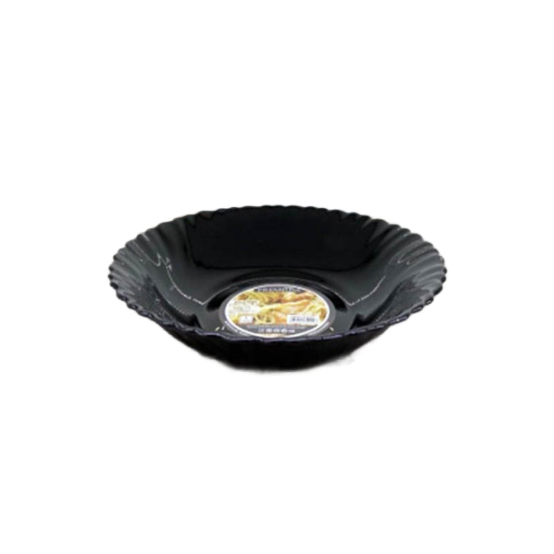 Serving Soup Plate Opal Glass 8.5" Black