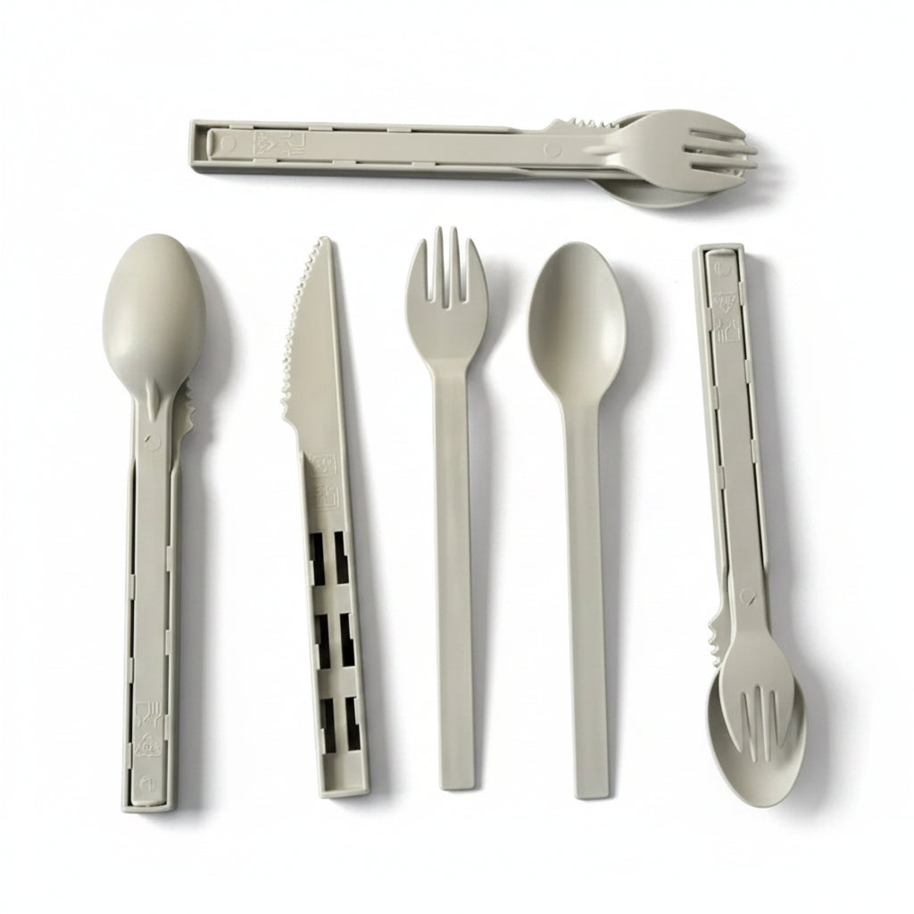 Reusable Plastic Fork, Spoon & Knife (Set of 12)