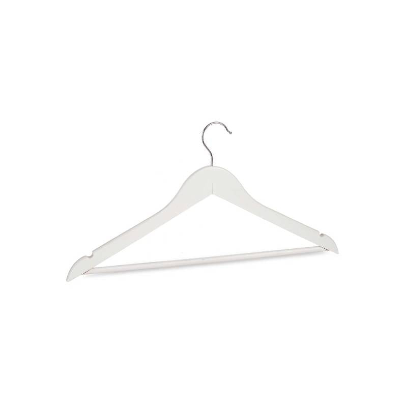 Set 3 White Wooden Hangers