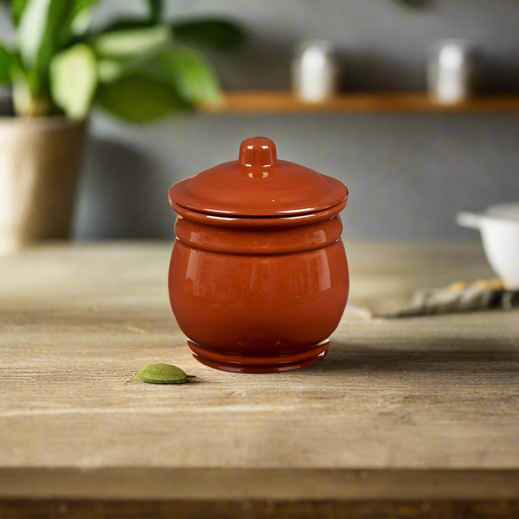 Small Round Clay Jar 230ml
