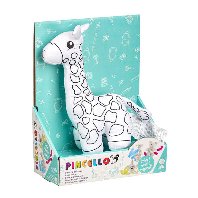 Soft plush giraffe White