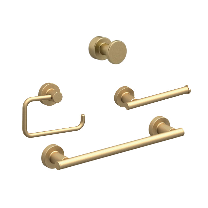 Sonia Stainless Steel Bathroom (Set of 4) Gold