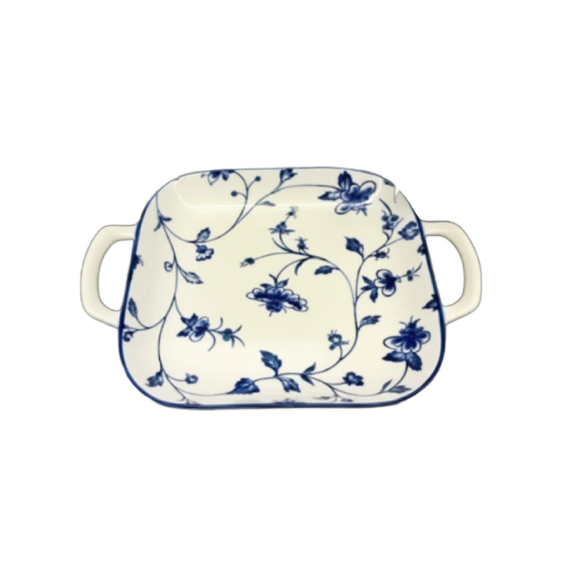 Square Baker With Handle 9" Blue