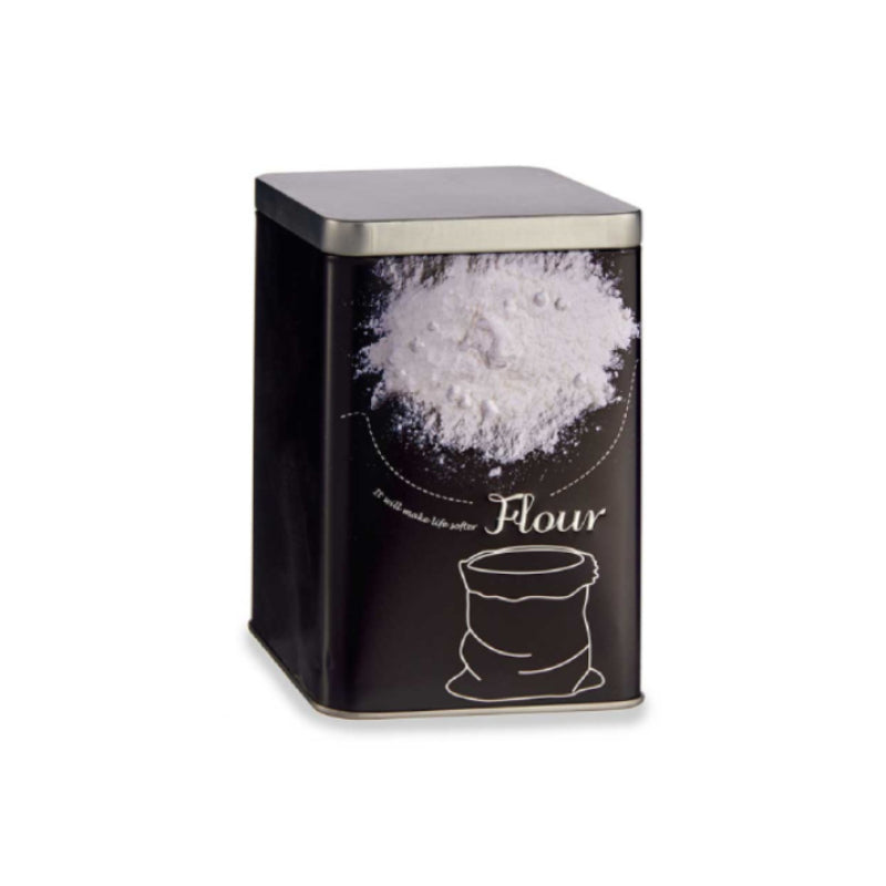 Square Box of Sheet Flour Design 1000ml