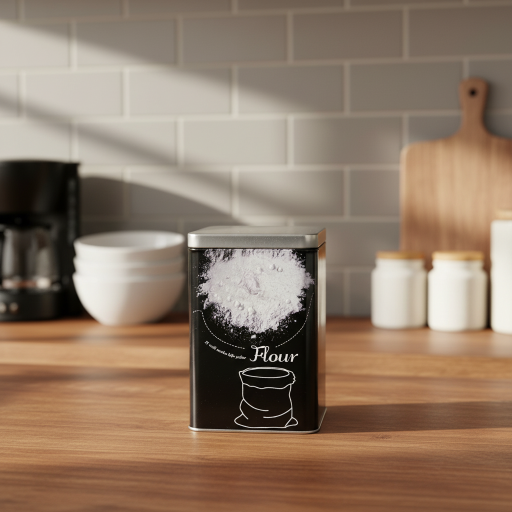 Square Container Flour Design 1000ml