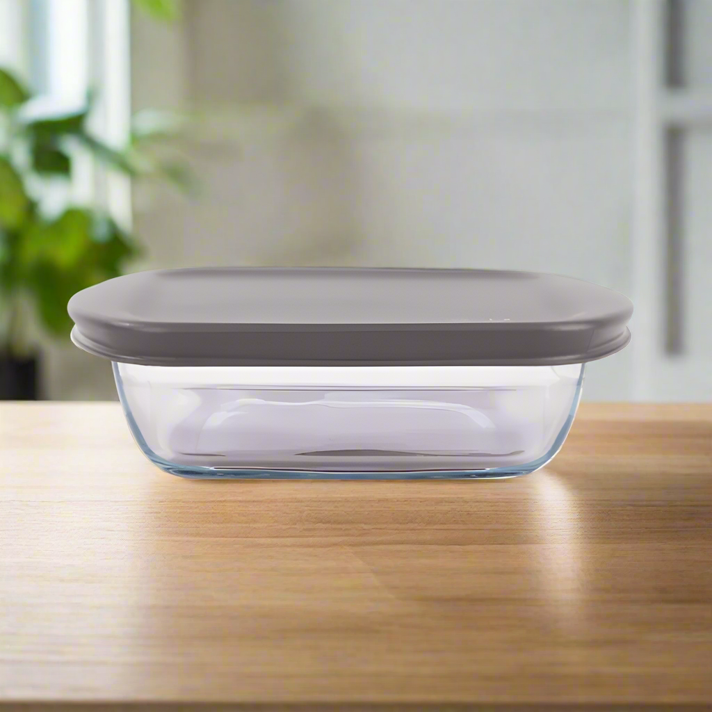 Square Storage Box Glass 2.2L