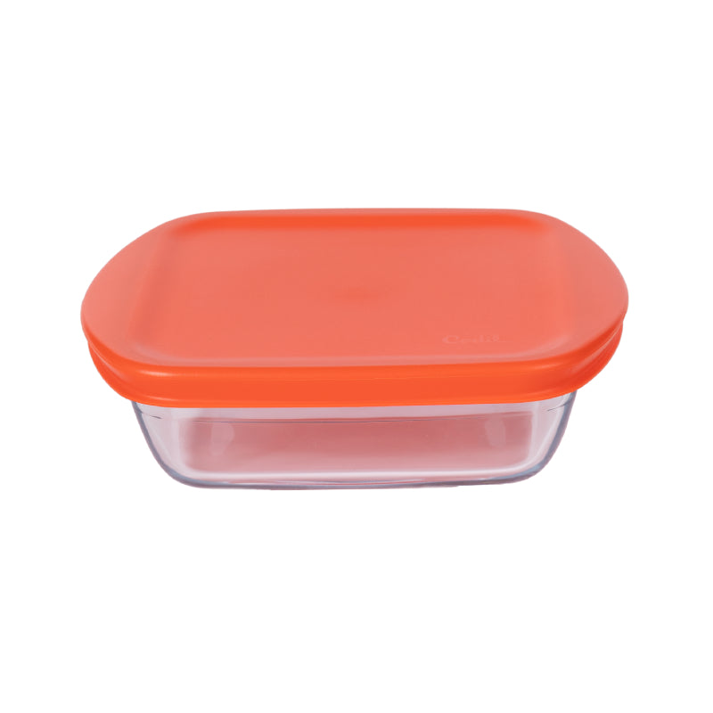 Square Storage Box Glass 2.2L