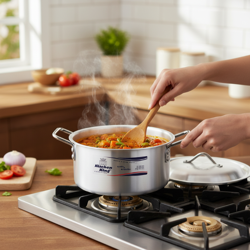 Stainless Steel Casserole Silver 33cm