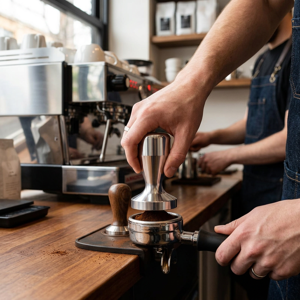 Stainless Steel Coffee Tamper 58mm