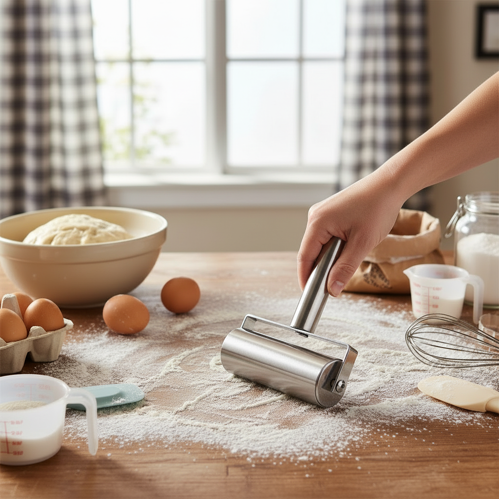 Steel Kitchen Roller 17x12cm