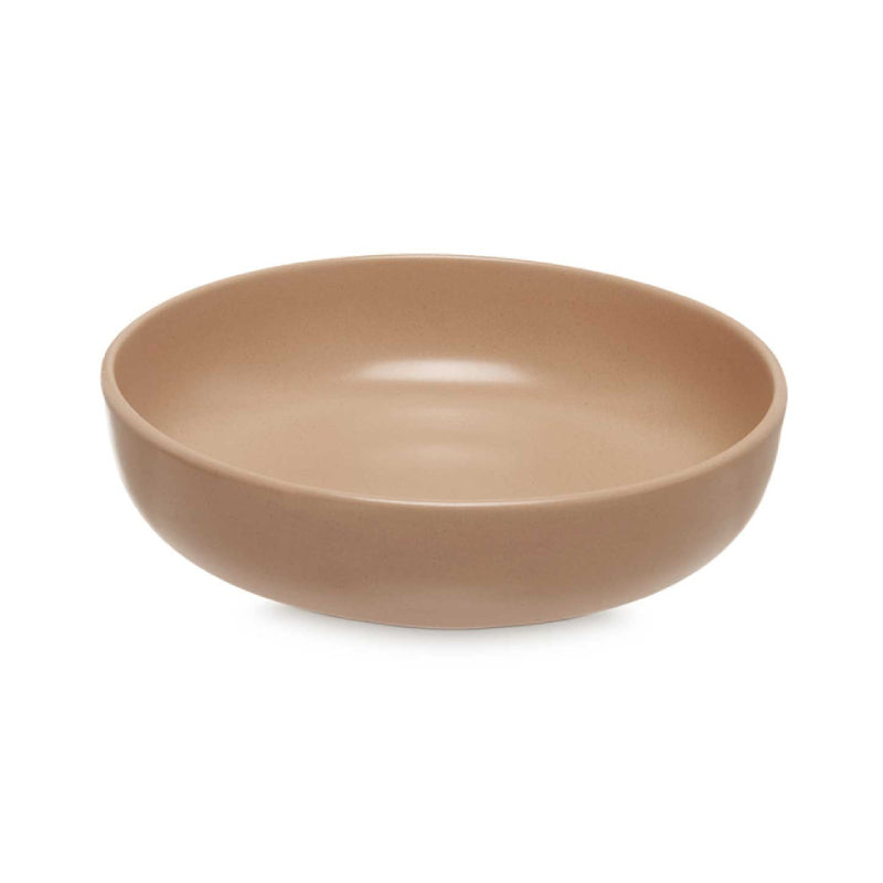 Stoneware Soup Plate Beige 18cm