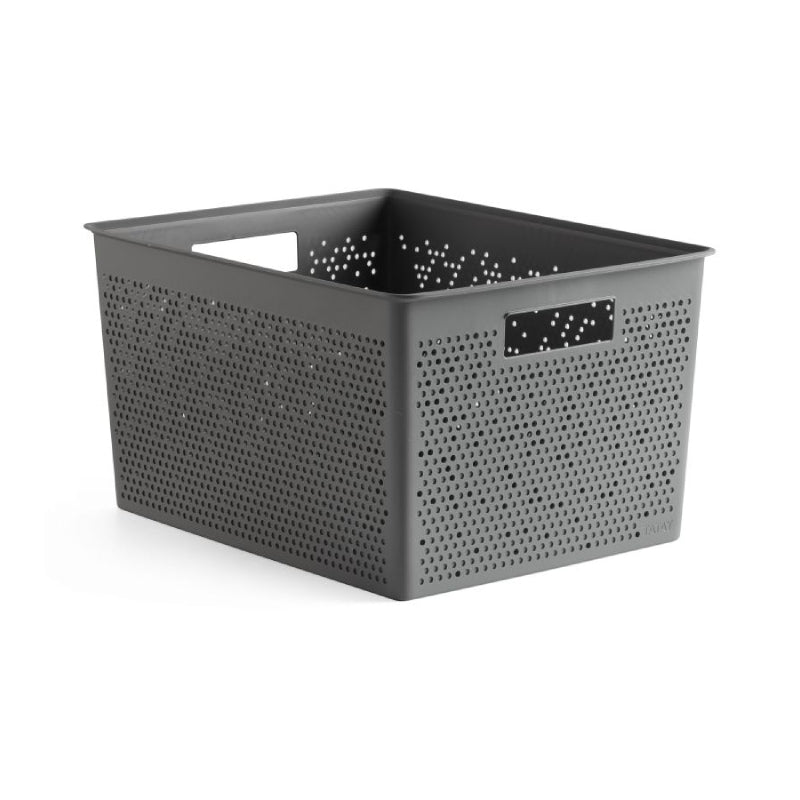Storage Basket L 20L Bohol Anthracite Grey
