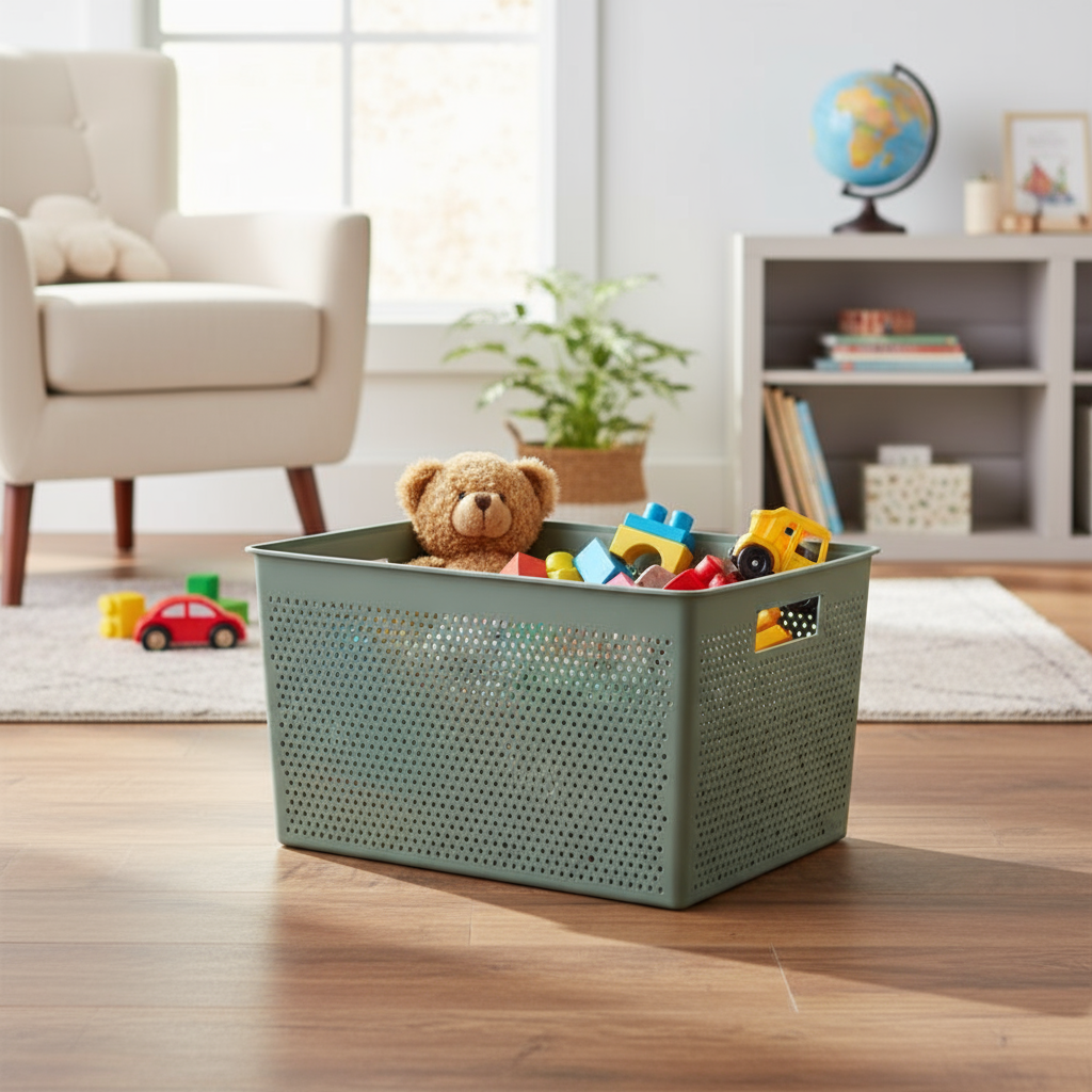 Storage Basket L 20L Bohol Sage Green