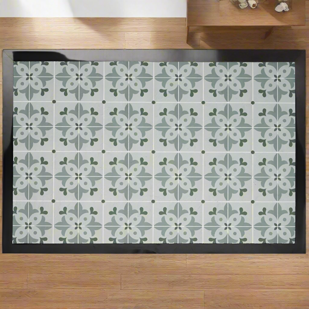 Printed Pvc Rug Mosaic 40x60cm