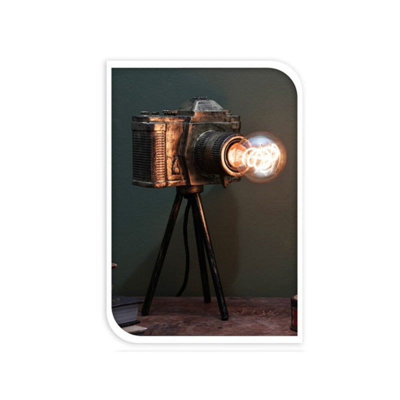 Table Lamp Camera On Stand Style