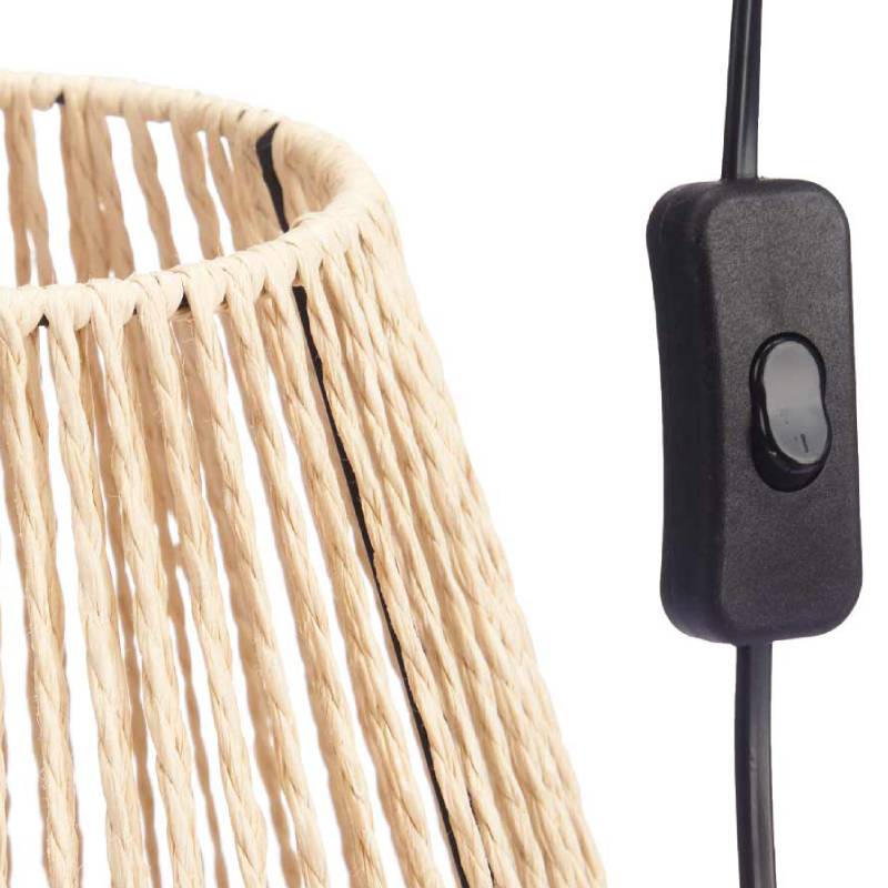 Table Lamp Pyramidal Rope