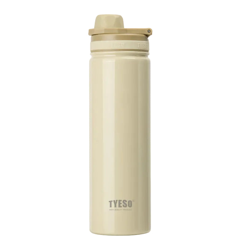 Tyeso Vibrant Vacuum Insulated Sports Bottle 750ml Mocha