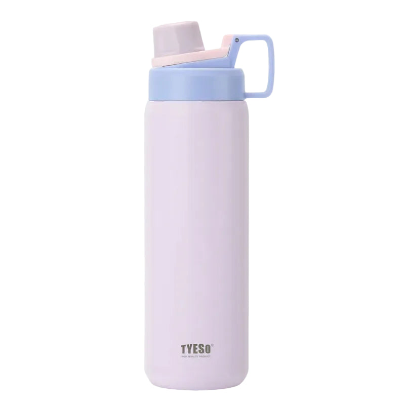 Tyeso Vibrant Vacuum Insulated Sports Bottle 900ml Purple