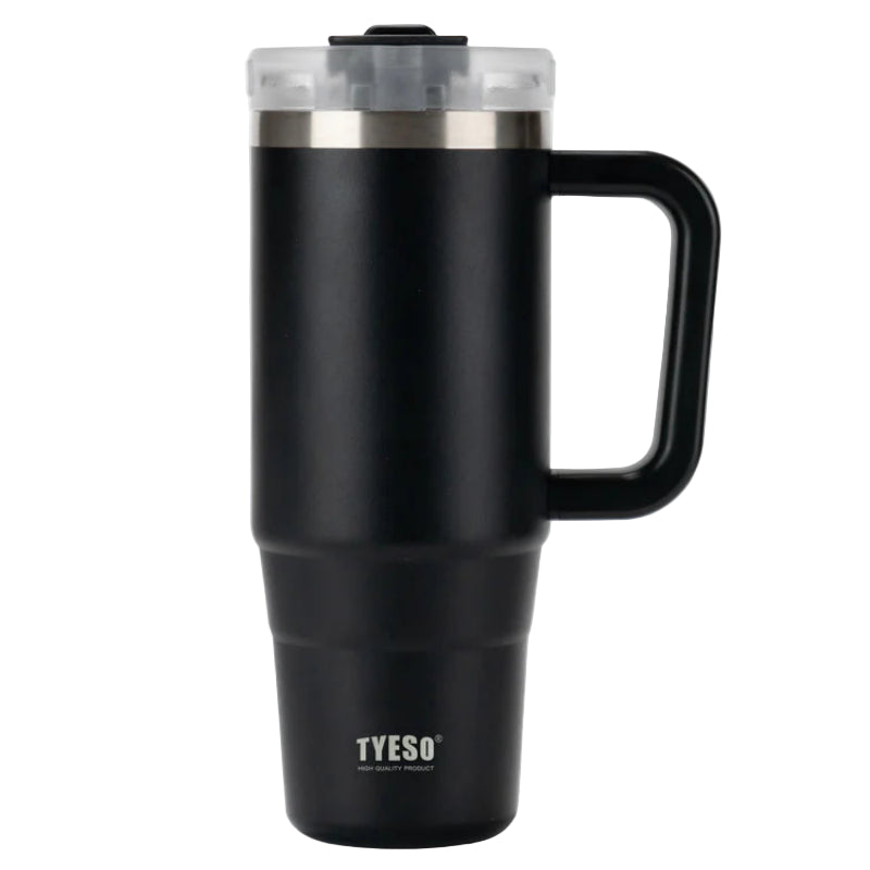 Tyeso Aura Insulated Travel Tumbler 900ml Black