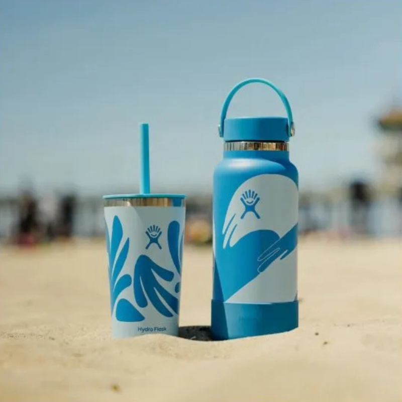 Hydro Flask Ty Williams 32 Oz Wide Mouth Ocean Wave