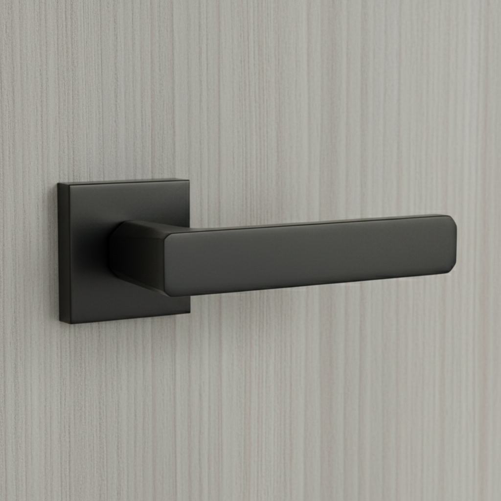Handle on Straight Square Rose