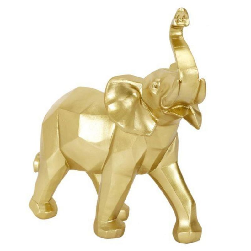 Decorative Elephant Statue Gold
