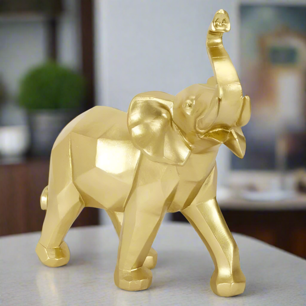 Decorative Elephant Statue Gold