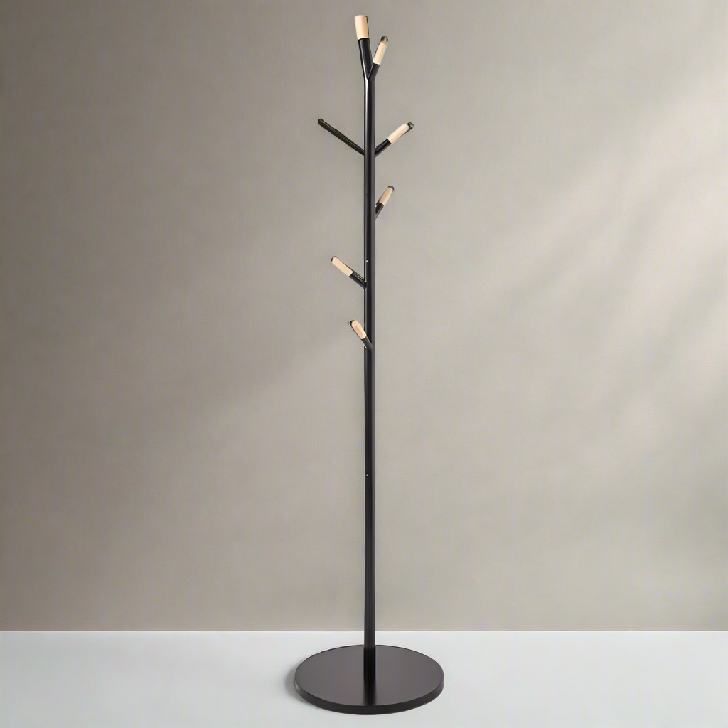 Coat rack with 6 rods Metal