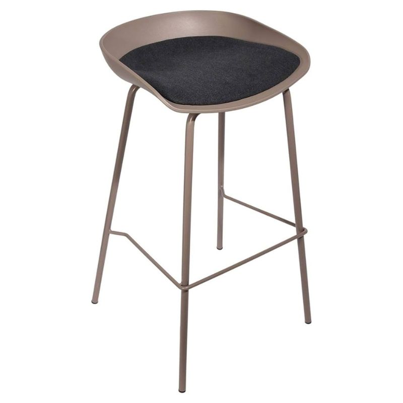 Hella Beige Bar Stool