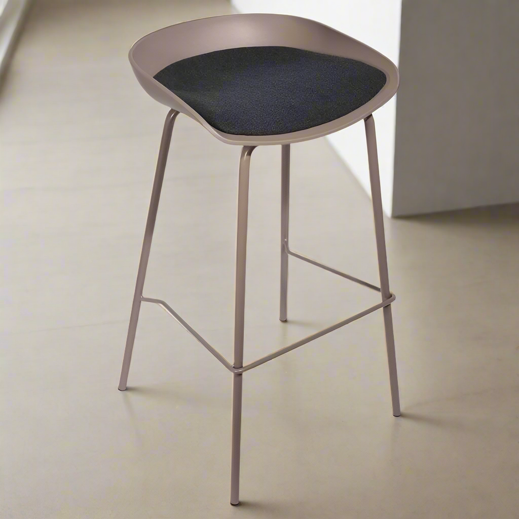 Hella Beige Bar Stool