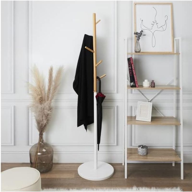 Miko White Coat Rack