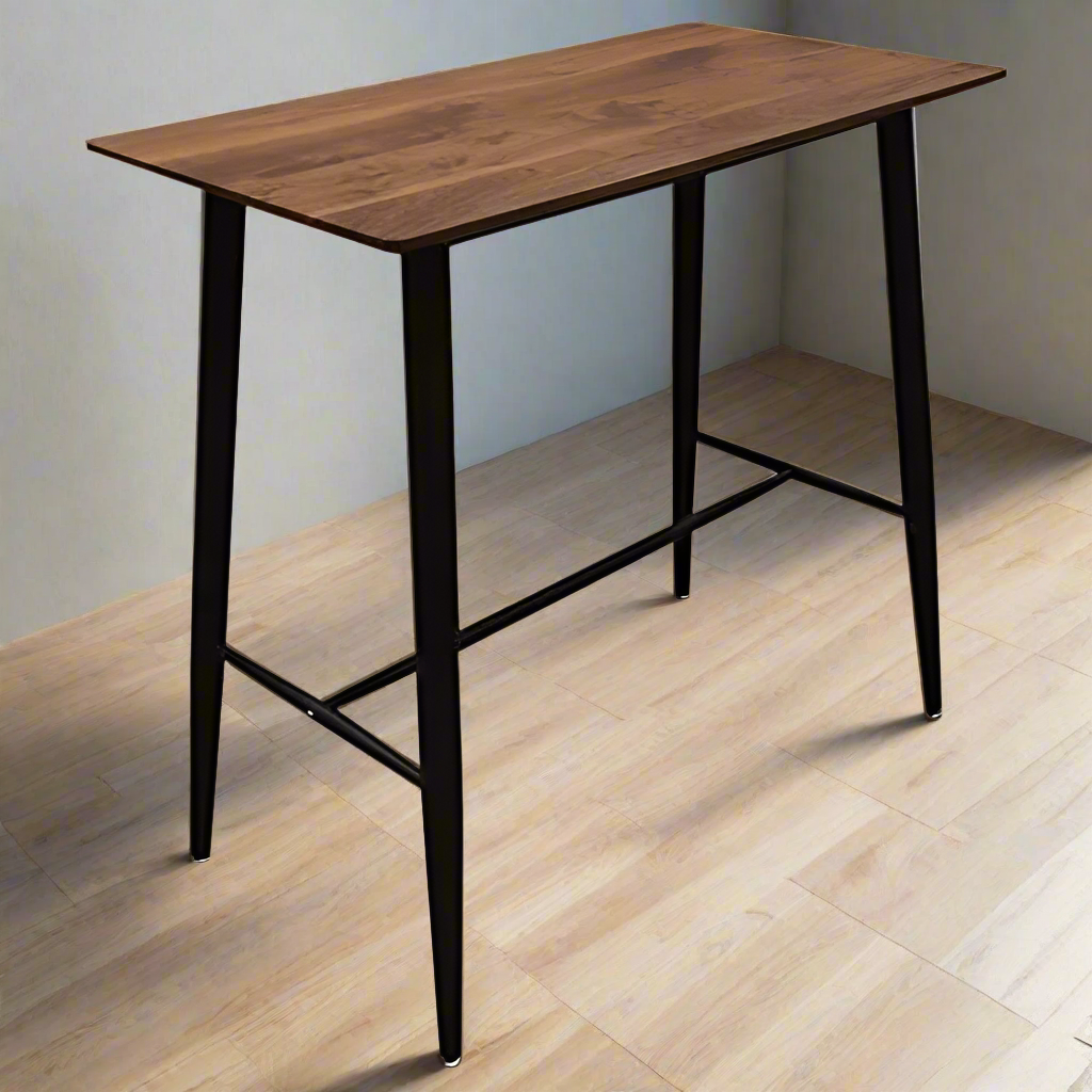 Imitation Wood Cafe Height Table 115 x 60 x 102cm