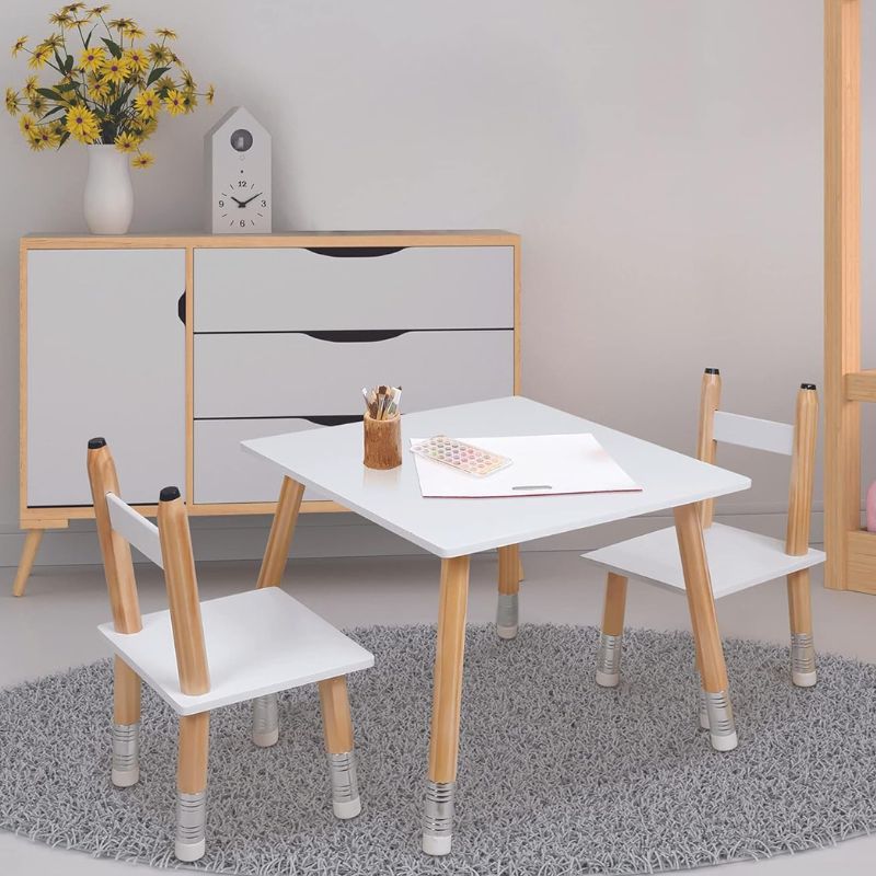 Paris Table With 2 pencil Shaped Chairs