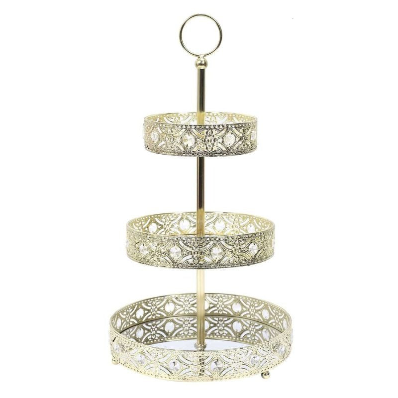 Tray Metal Dore 3 Floors