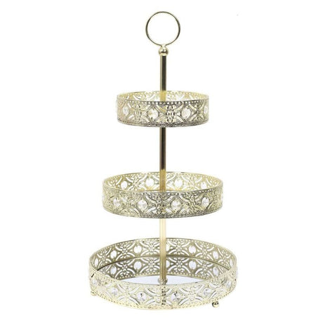 Tray Metal Dore 3 Floors