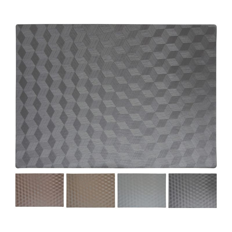 Placemat Pu With Felt 43x30cm