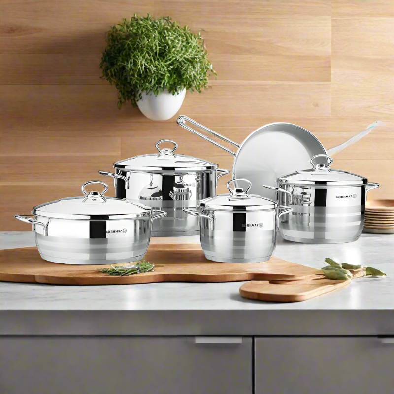 Korkmaz Astra Extra 9 pcs. Cookware Set