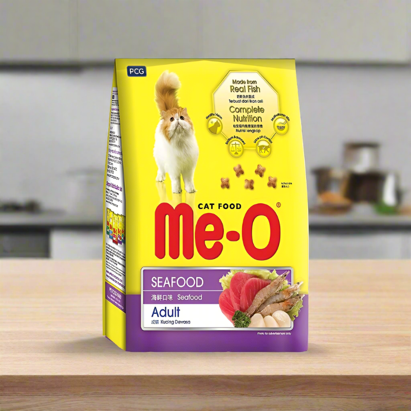 Me-O Adult Seafood Cat Food 3kg (Pack of 2)